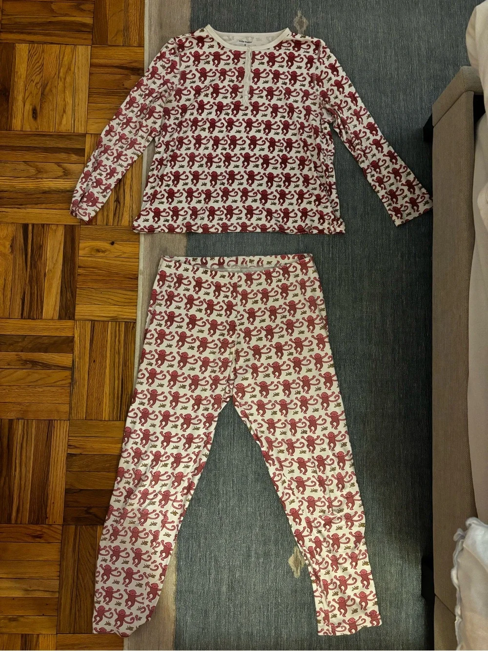 Roller Rabbit Monkey Pajama Set - Picture 2 of 4